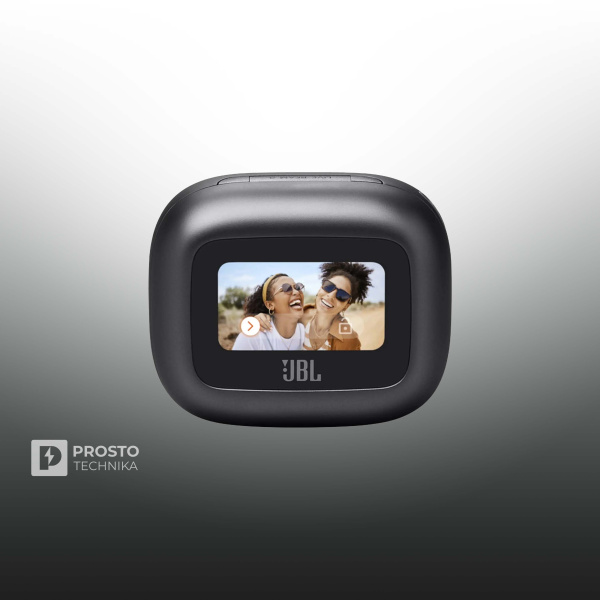 JBL Live Beam 3 True Wireless In-Ear Earbuds with display & mic - Black